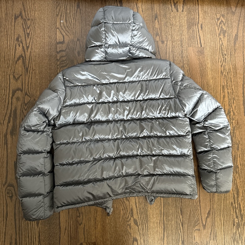Herno Metallic Gray Puffer Jacket - image 3
